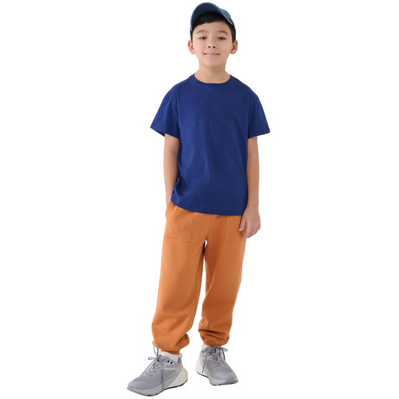 Koszulka dla chłopca 4F M2325 kobalt 4FJWSS25TTSHM2325 36S