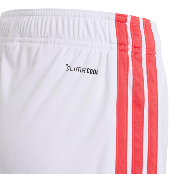 Spodenki dla dzieci adidas Tiro 26 League biało-czerwone KR0364