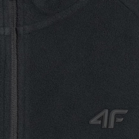 Bluza polarowa męska 4F M065 głęboka czerń 4FWAW25UFLEM065 20S