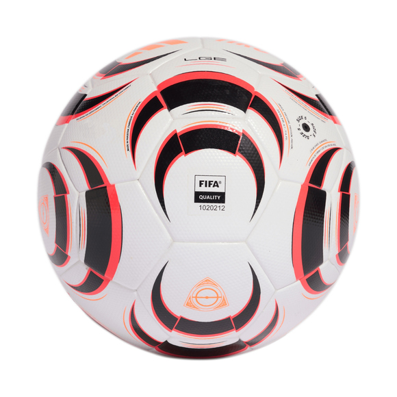 Piłka nożna adidas Tiro League biało-czarno-pomarańczowa KA5263