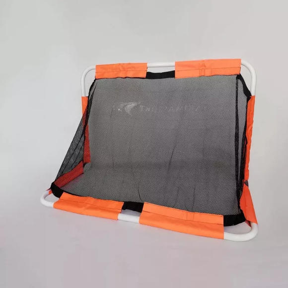 Bramka Piłkarska Składana 120x80cm MINI - Ultra Kompaktowa Pomarańczowy