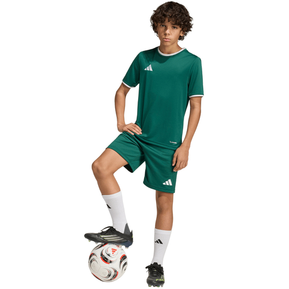 Spodenki dla dzieci adidas Entrada 26 zielone KE9831