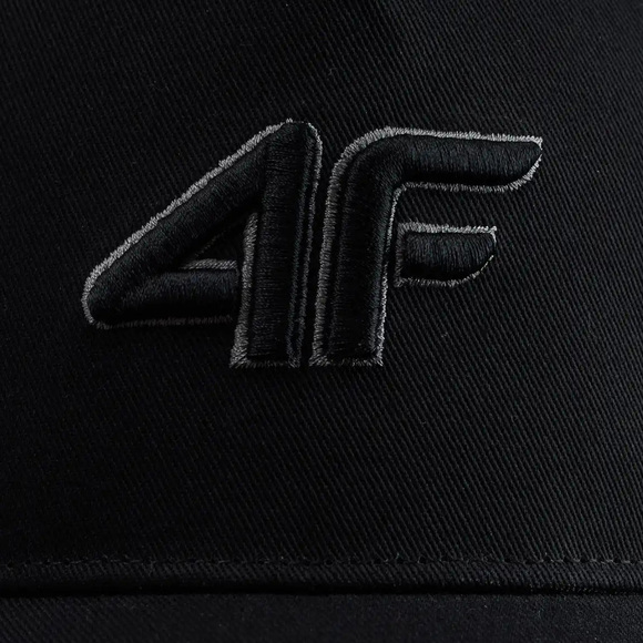 Czapka z daszkiem dla dzieci 4F U547 czarna 4FJWSS26ACABU547 21S