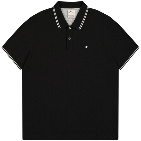 Koszulka męska Champion polo czarna 220897 KK001 