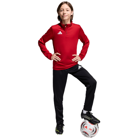 Bluza dla dzieci adidas Entrada 26 Training Top czerwona JZ6636