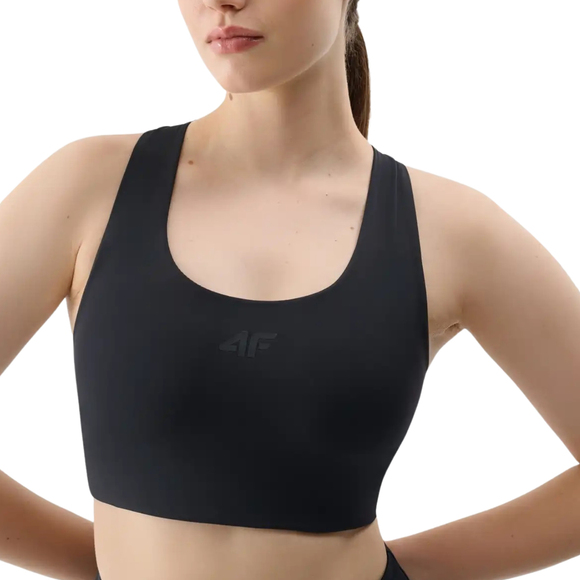 Stanik sportowy 4F F152 głęboka czerń 4FRSS25USBAF152 20S