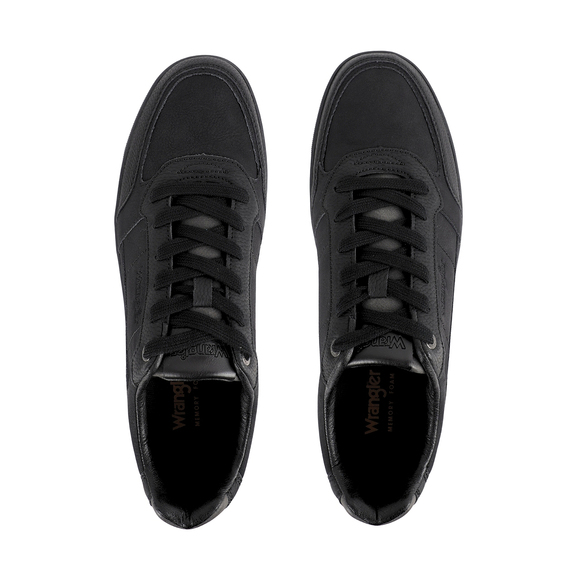 Buty męskie Wrangler Woody Low czarne 20253017 11A 