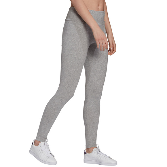 Legginsy damskie adidas Essentials High-Waist szare GL0638