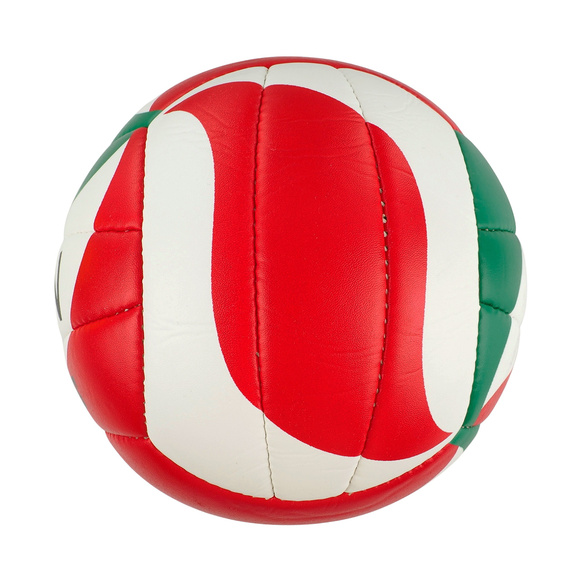 Piłka siatkowa NO10 Smash biało-zielono-czerwona