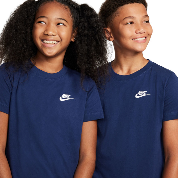 Koszulka dla dzieci Nike Sportswear granatowa FZ5177 410