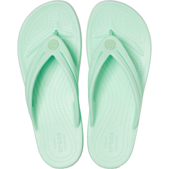Klapki damskie Crocs Crocband Flip W miętowe 206100 3TI