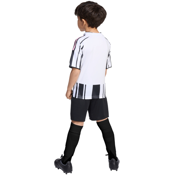 Komplet dla dzieci adidas Juventus 25/26 Home biało-czarny JN5220