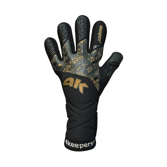Rękawice bramkarskie 4Keepers Elite Drake NC Junior czarne