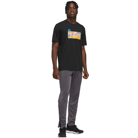 Koszulka męska adidas Summer Sunset Graphic czarna KC9243