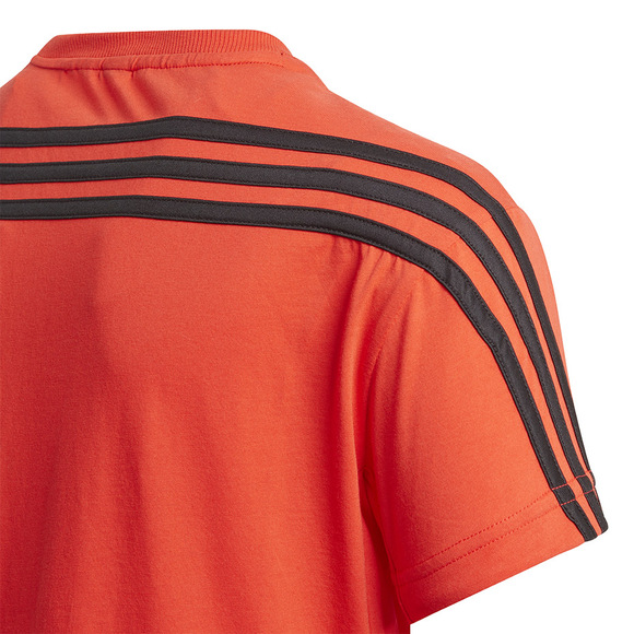 Koszulka dla dzieci adidas B 3S Tee pomarańczowa GK3194