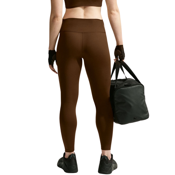 Legginsy damskie Nike One 7/8 brązowe FN3241 212