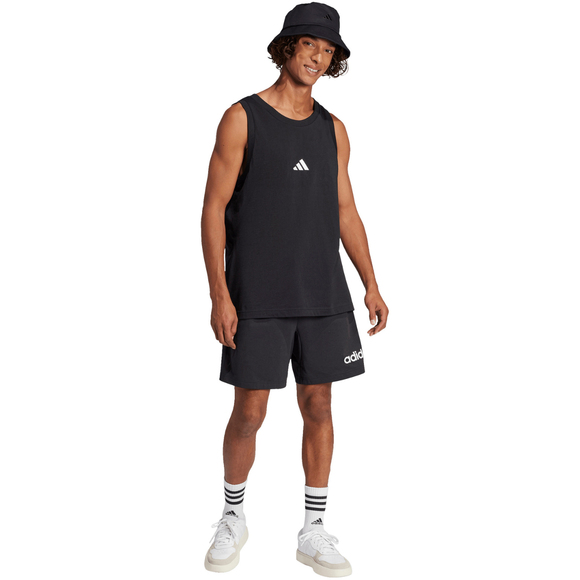 Koszulka męska adidas Essentials Small Logo Tank czarna JE8986