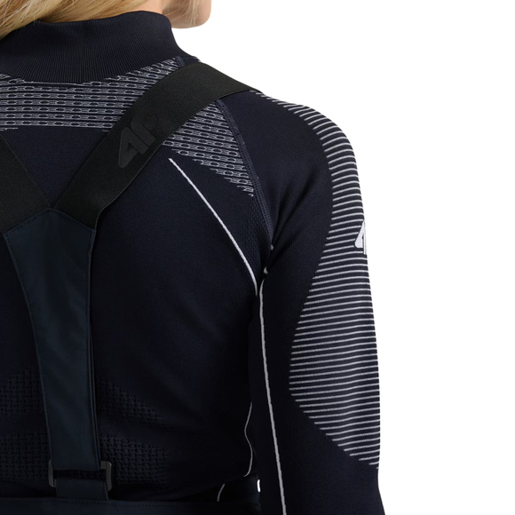 Spodnie narciarskie damskie 4F FNK F0944 głęboka czerń 4FWAW25TFTRF0944 20S