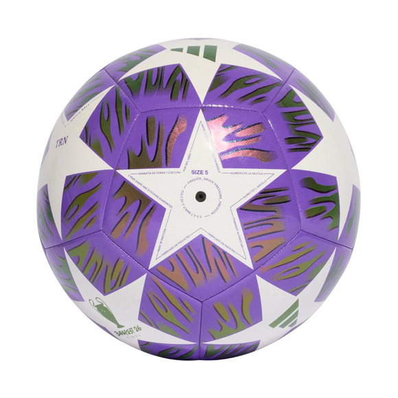 Piłka nożna adidas UCL 25/26 Final Training fioletowo-biała JX9089