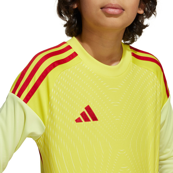 Koszulka bramkarska dla dzieci adidas Tiro 25 Competition Long Sleeve Jersey żółto-czerwona KJN2020