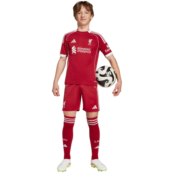 Koszulka dla dzieci adidas Liverpool FC 25/26 Home Jersey czerwona JV6436