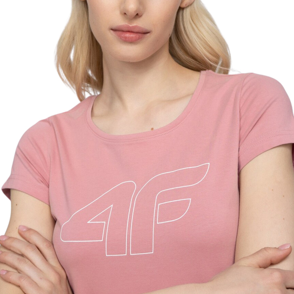 Koszulka damska 4F jasny róż H4L22 TSD353 56S