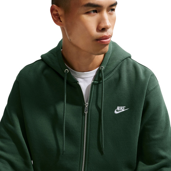 Bluza męska Nike Club BB FZ Hoodie zielona FN3861 323