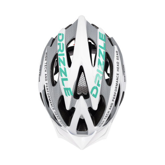 Kask rowerowy Meteor MV29 Drizzle M 55-58 cm biało-szaro-miętowy 24713