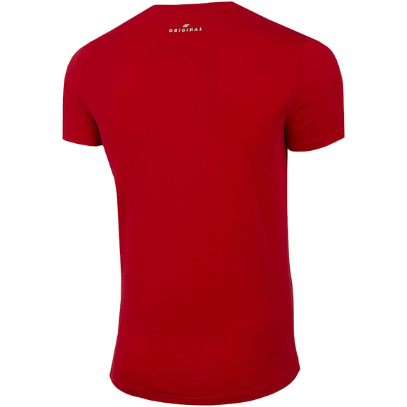 Koszulka męska 4F czerwona H4L21 TSM019 62S