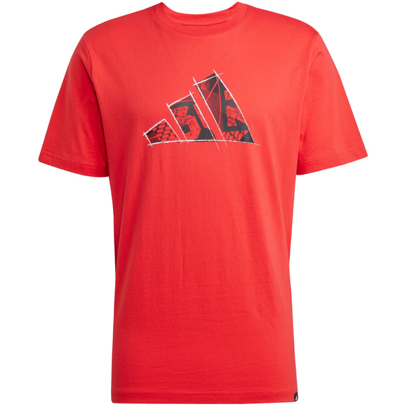 Koszulka męska adidas Logo Graphic czerwona JJ3934