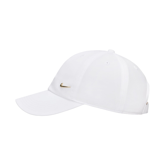Czapka z daszkiem dla dzieci Nike Dri-Fit Club biała FB5064 101