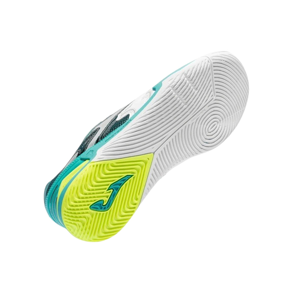 Buty piłkarskie Joma Cancha 2602 Indoor biało-zielone CANS2602IN
