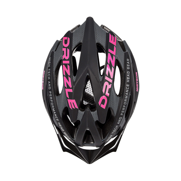 Kask rowerowy Meteor MV29 Drizzle M 55-58 cm czarno-różowy 24715
