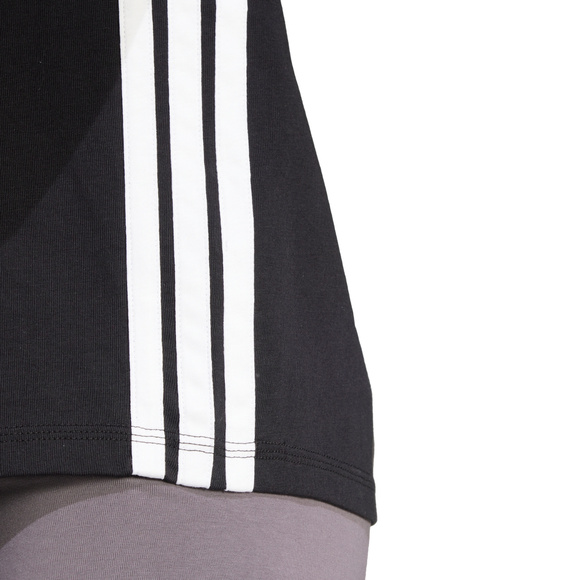 Koszulka damska adidas Essentials 3-Stripes czarna JD0846