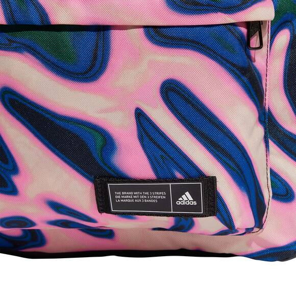 Plecak adidas Classic Animal-Print różowo-niebieski IJ5635