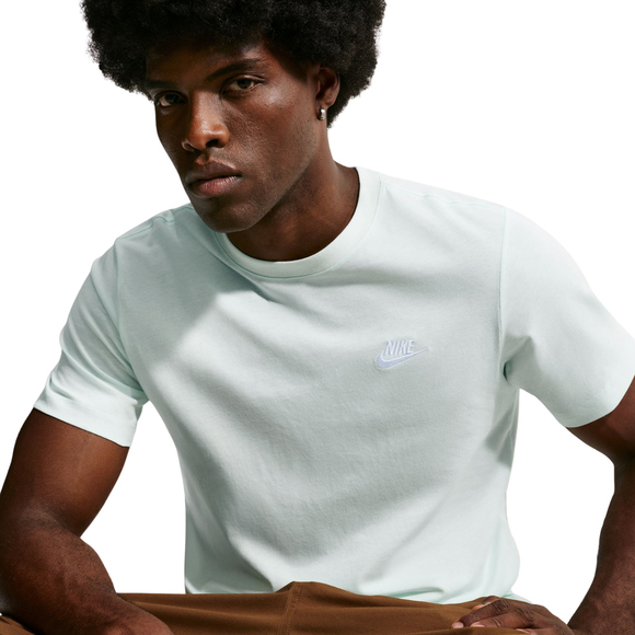 Koszulka męska Nike Club Tee miętowa AR4997 395