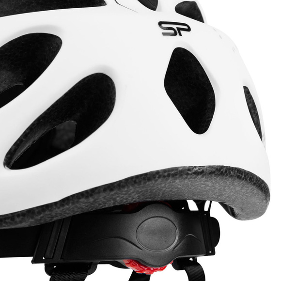 Kask rowerowy Spokey Checkpoint 55-58 cm biało-czarny 926890