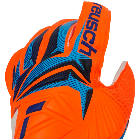 Rękawice bramkarskie Reusch Attrakt Solid pomarańczowe 5670516 2290