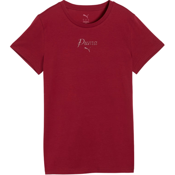 Koszulka damska Puma ESS Script Tee czerwona 691760 23