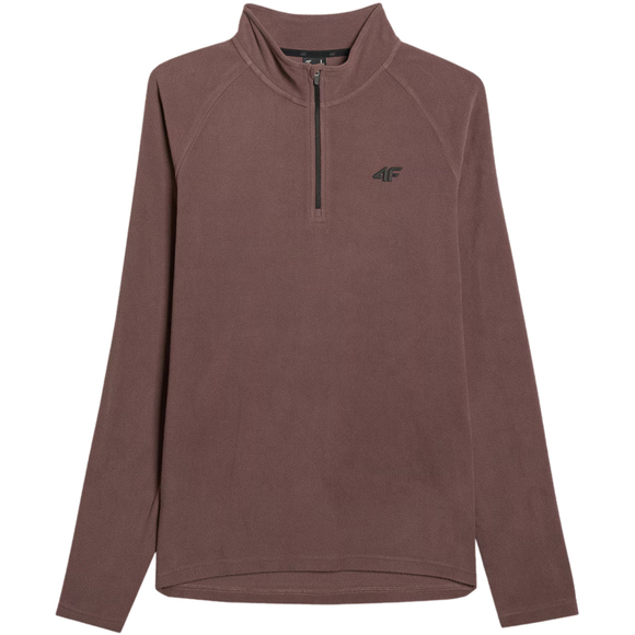 Bluza polarowa męska 4F M065 ciemny brąz 4FWAW25UFLEM065 80S
