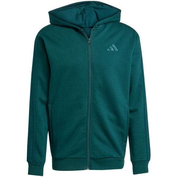Dres męski adidas Colorblock Hooded Tracksuit zielony JL8600