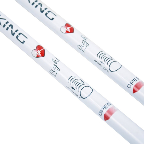 Kijki Nordic Walking Long Life Lite SMJ białe