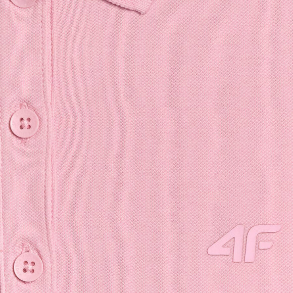 Koszulka damska polo 4F F365 jasny róż 4FWMM00TPTSF365 56S
