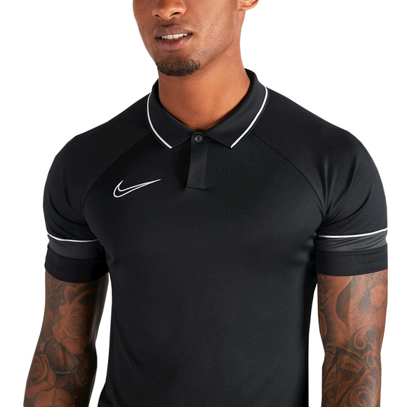 Koszulka męska Nike DF Academy 21 Polo SS czarna CW6104 014
