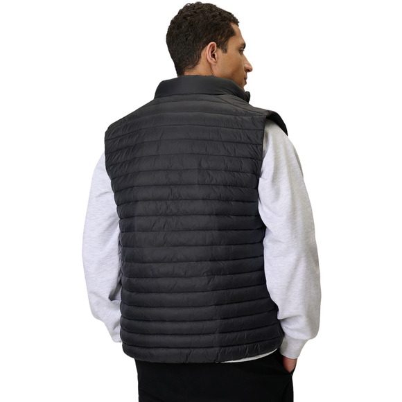 Kamizelka męska 4F M345 głęboka czerń 4FWSS26TVJAM345 20S