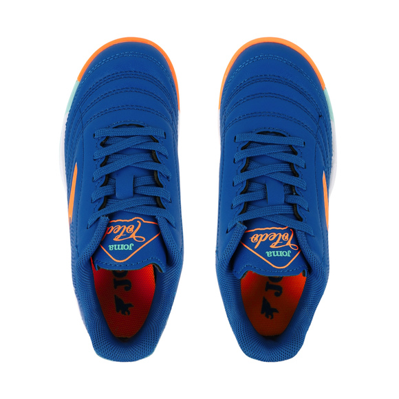 Buty piłkarskie dla dzieci Joma Toledo Indoor 2604 niebieskie TOJW2604IN