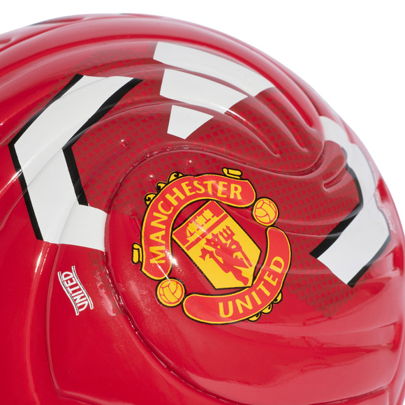 Piłka nożna adidas Manchester United Home Mini czerwona KE5120