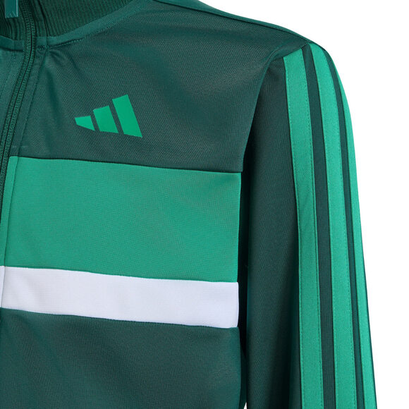 Dres dla dzieci adidas Seasonal Essentials Tiberio 3-Stripes zielony KT1665