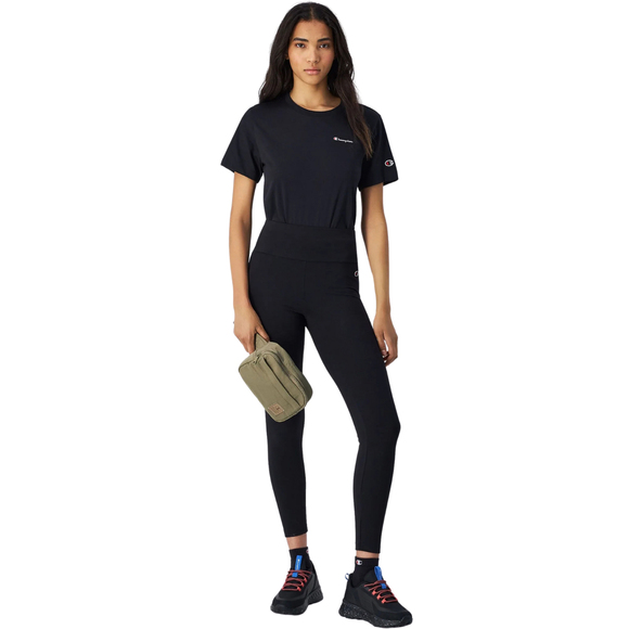Legginsy damskie Champion Crop Leggings 7/8 czarne 117558 KK001 