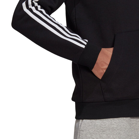 Bluza męska adidas Essentials Full-Zip Hoodie czarna GK9051